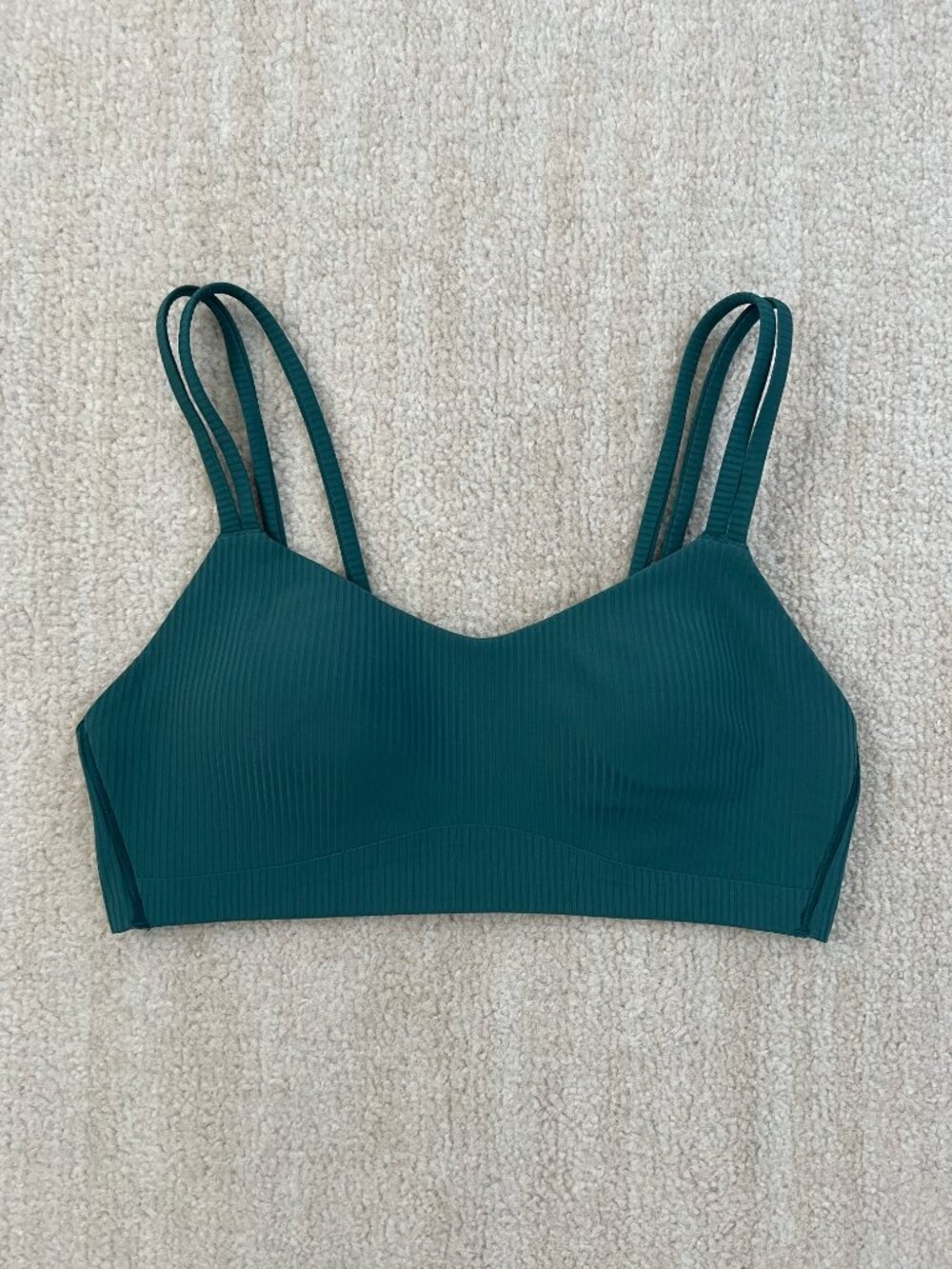Lululemon Like A Cloud Ribbed Strappy Back Sports Bra